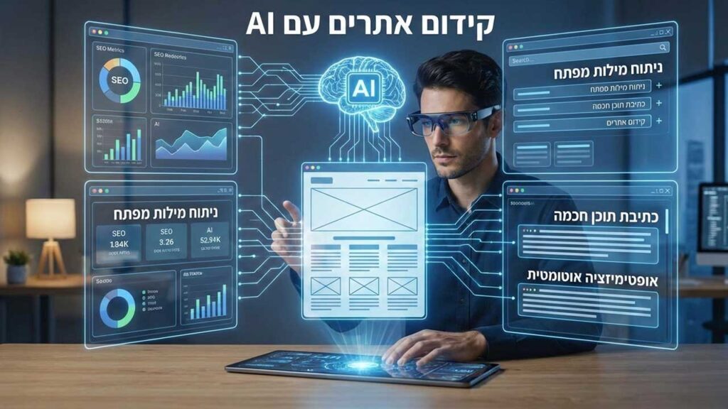 קידום אתרים באמצעות בינה מלאכותית